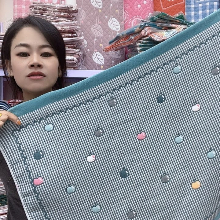 棉蓝色平安果纯棉