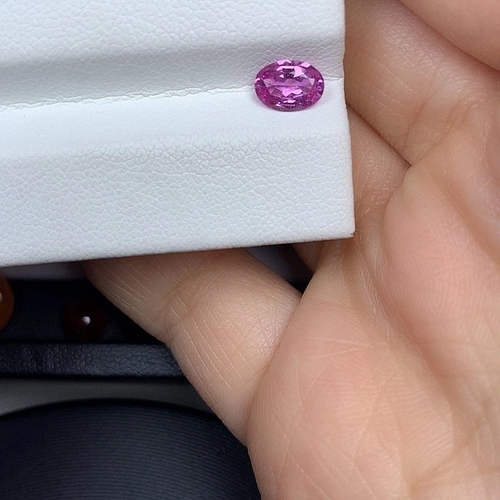 蓝宝石裸石5x7粉蓝宝