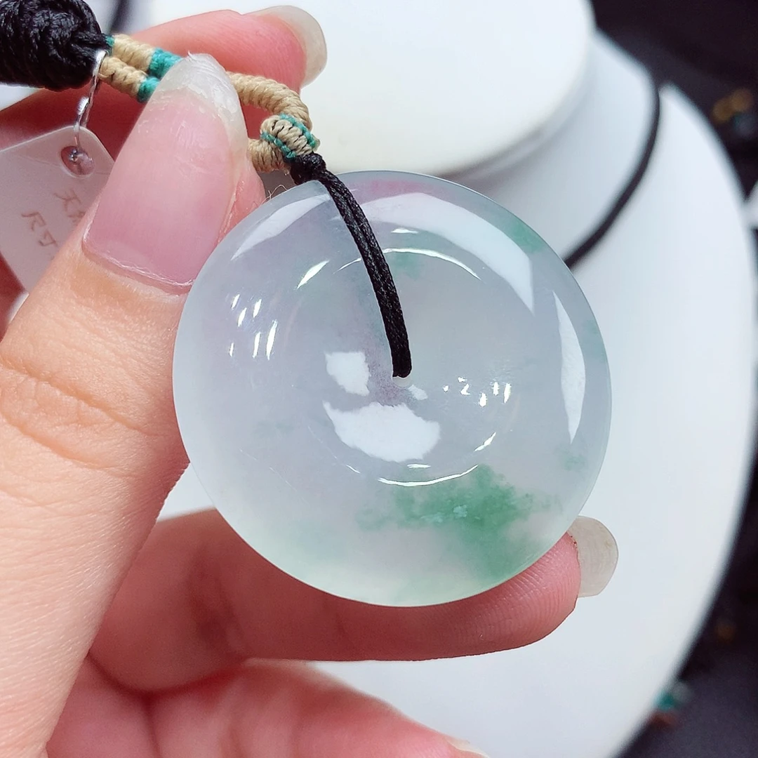 翡翠未镶嵌颈饰翡翠47，34.1/6