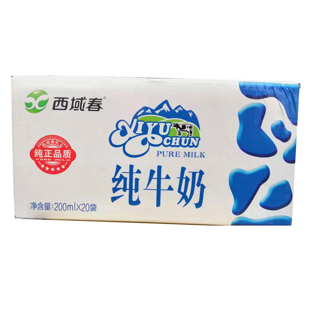 西域春利乐枕纯牛奶200ml*20