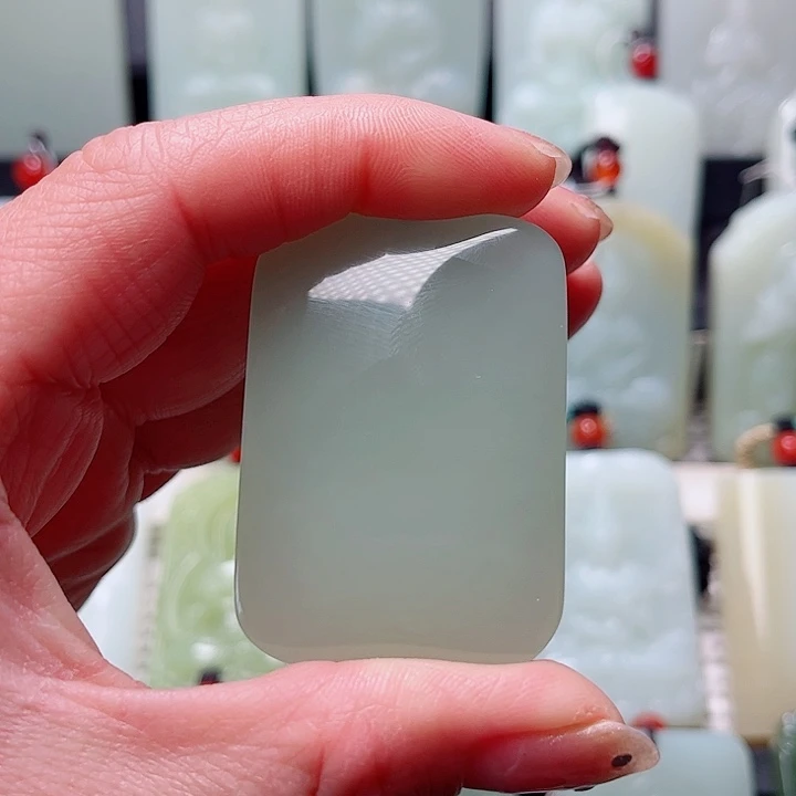 和田玉未镶嵌挂件