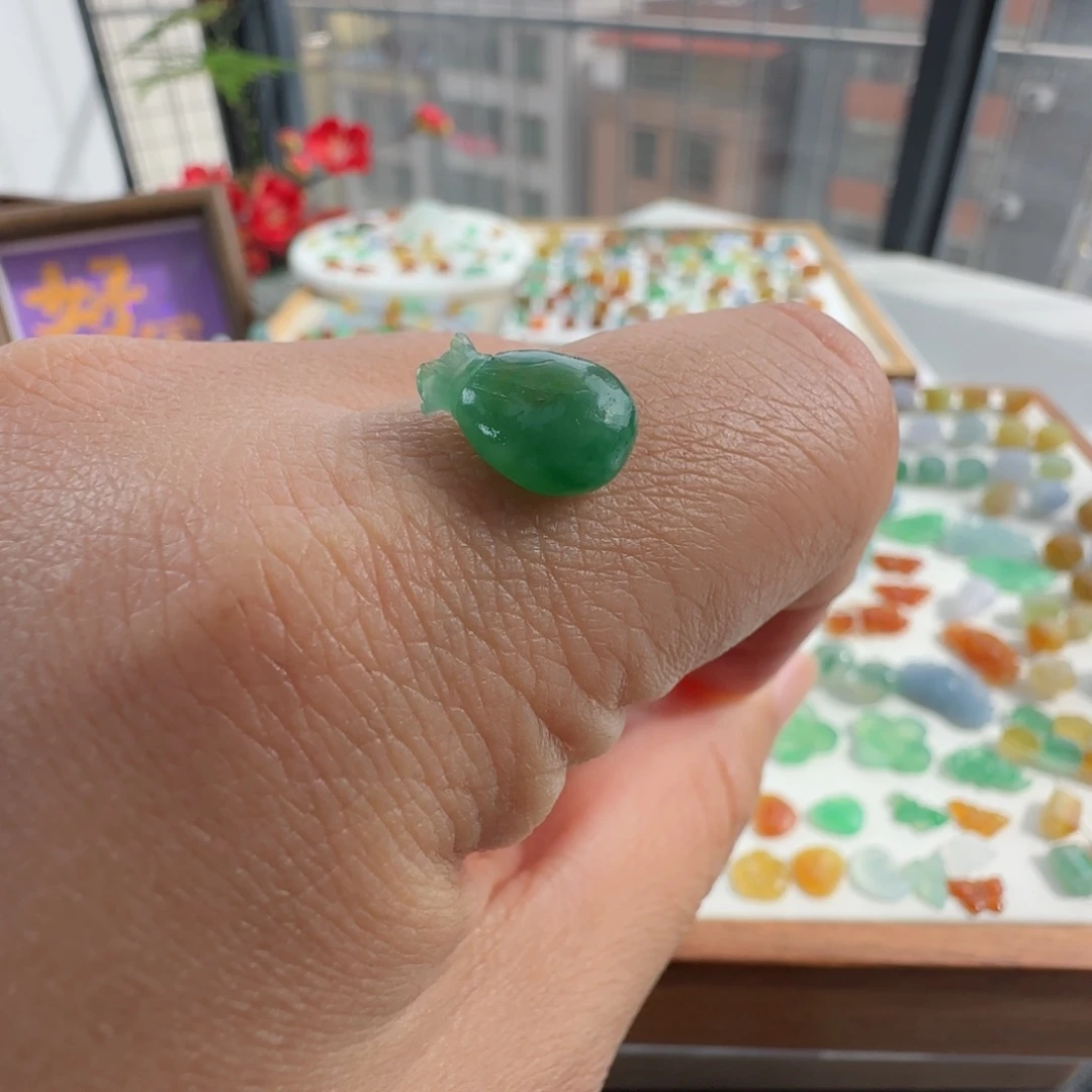 未镶嵌定制翡翠5*9定制翡翠毛货不退不换