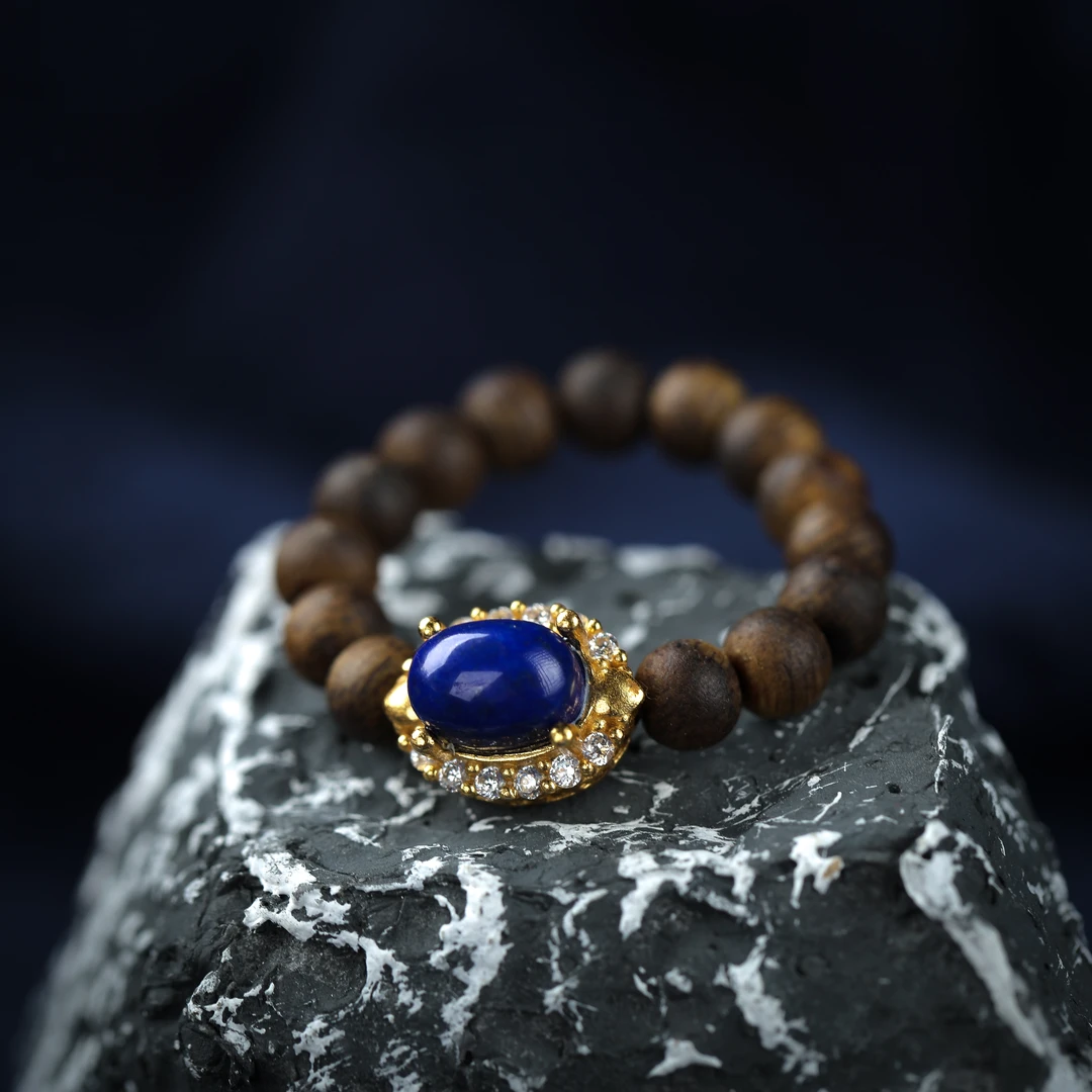 沉香戒指-香港昆仑梅格戒指设计款S赠礼盒