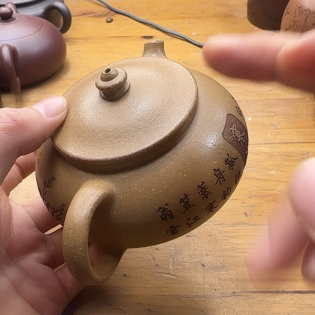 紫砂茶壶民间手艺人全手工制作