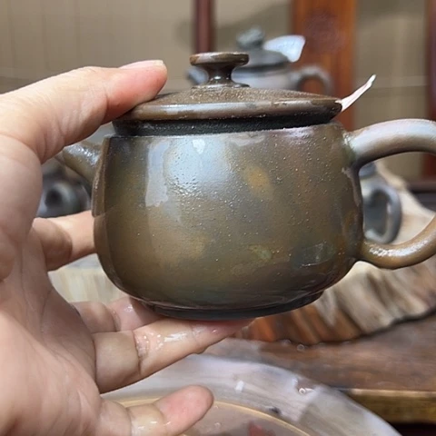 李***臣戬谷龙窑柴烧茶壶125