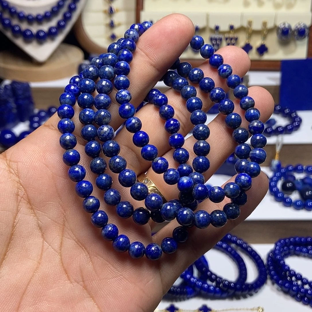 青金石未镶嵌特漏 福利 手串#多样性发一#6+