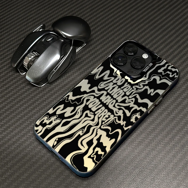 涂鸦英文适用iPhone苹果16手机壳15Pro个性14ProMax创意13套12/11