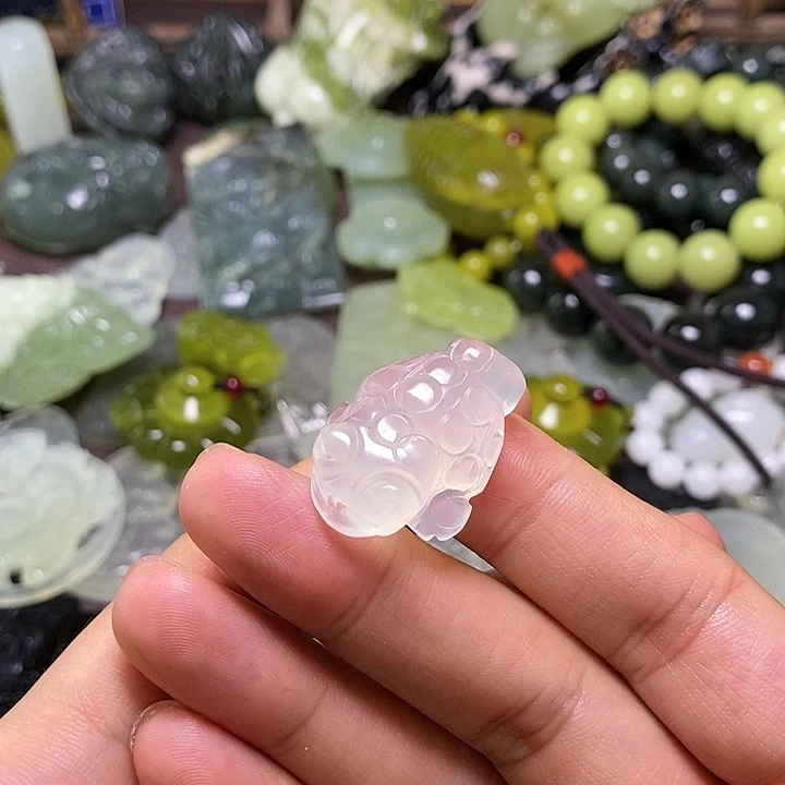 岫玉未镶嵌岫玉颈饰