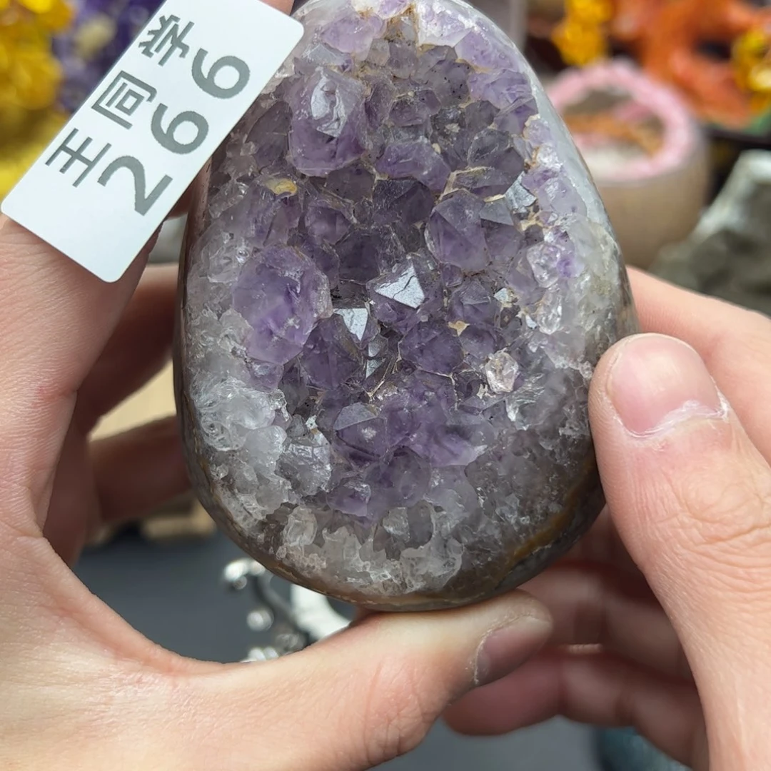 紫晶水晶摆件未镶嵌266