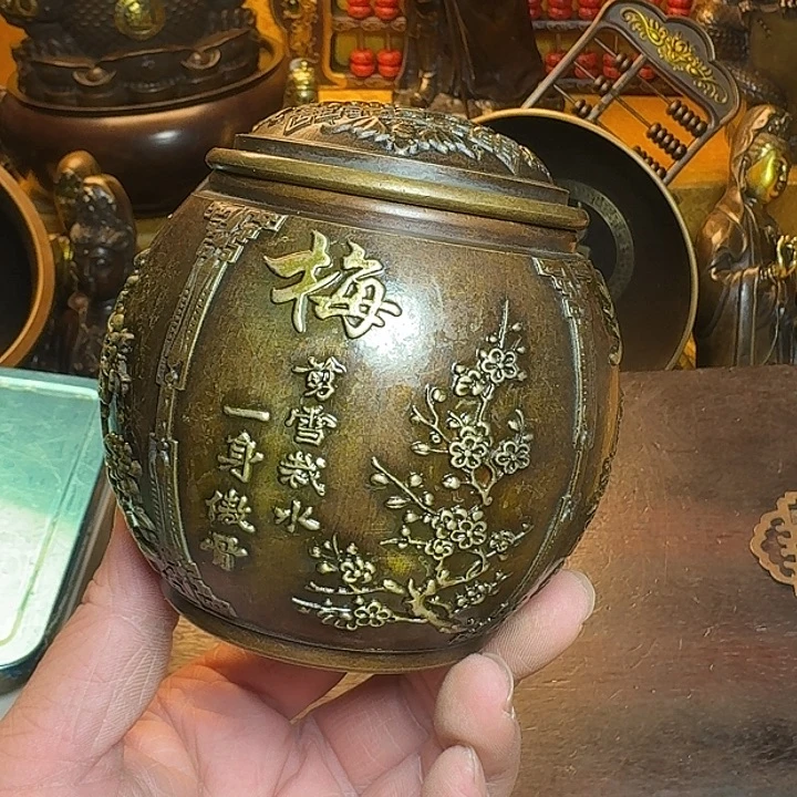 铜器摆件收收藏藏