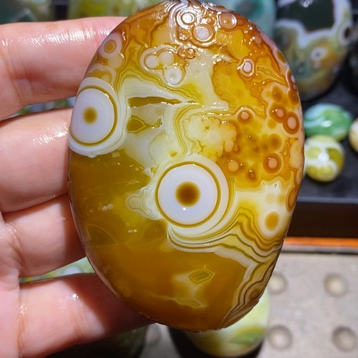 未镶嵌玛瑙/玉髓珠宝半成品