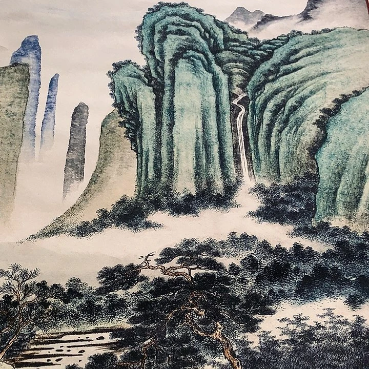 竖款装饰画装饰画