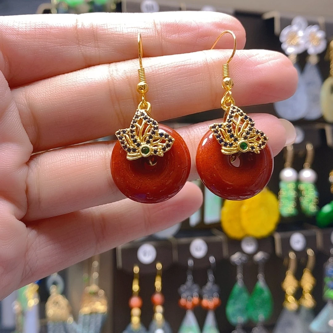 未镶嵌翡翠耳饰翡翠