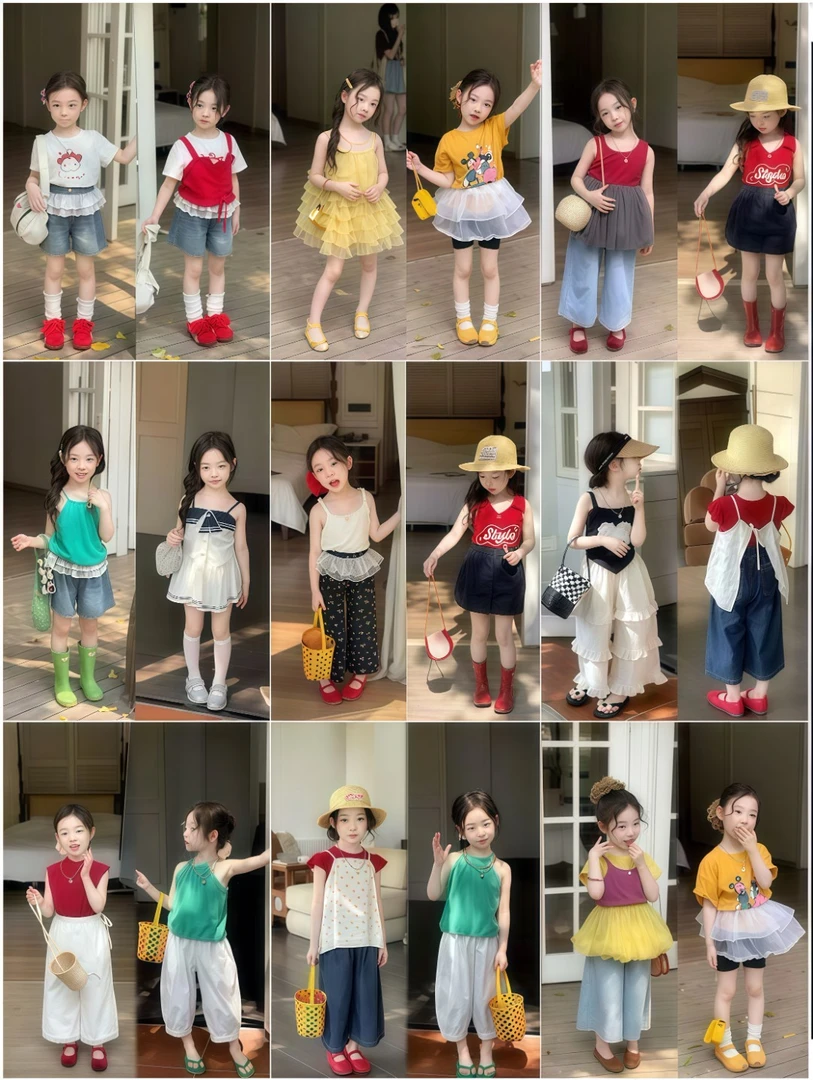 【直播专用】清仓童装断码捡漏处理男生女生洋气套装公主连衣裙