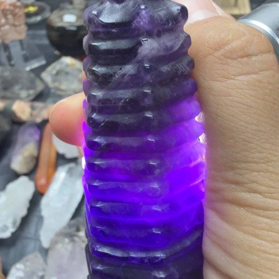石材紫水晶文昌塔