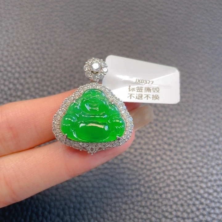 【闪购商品】颈饰银S925镶嵌翡翠