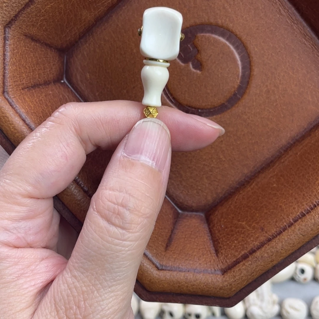 猛犸象牙手串/手链/手镯10方糖三通