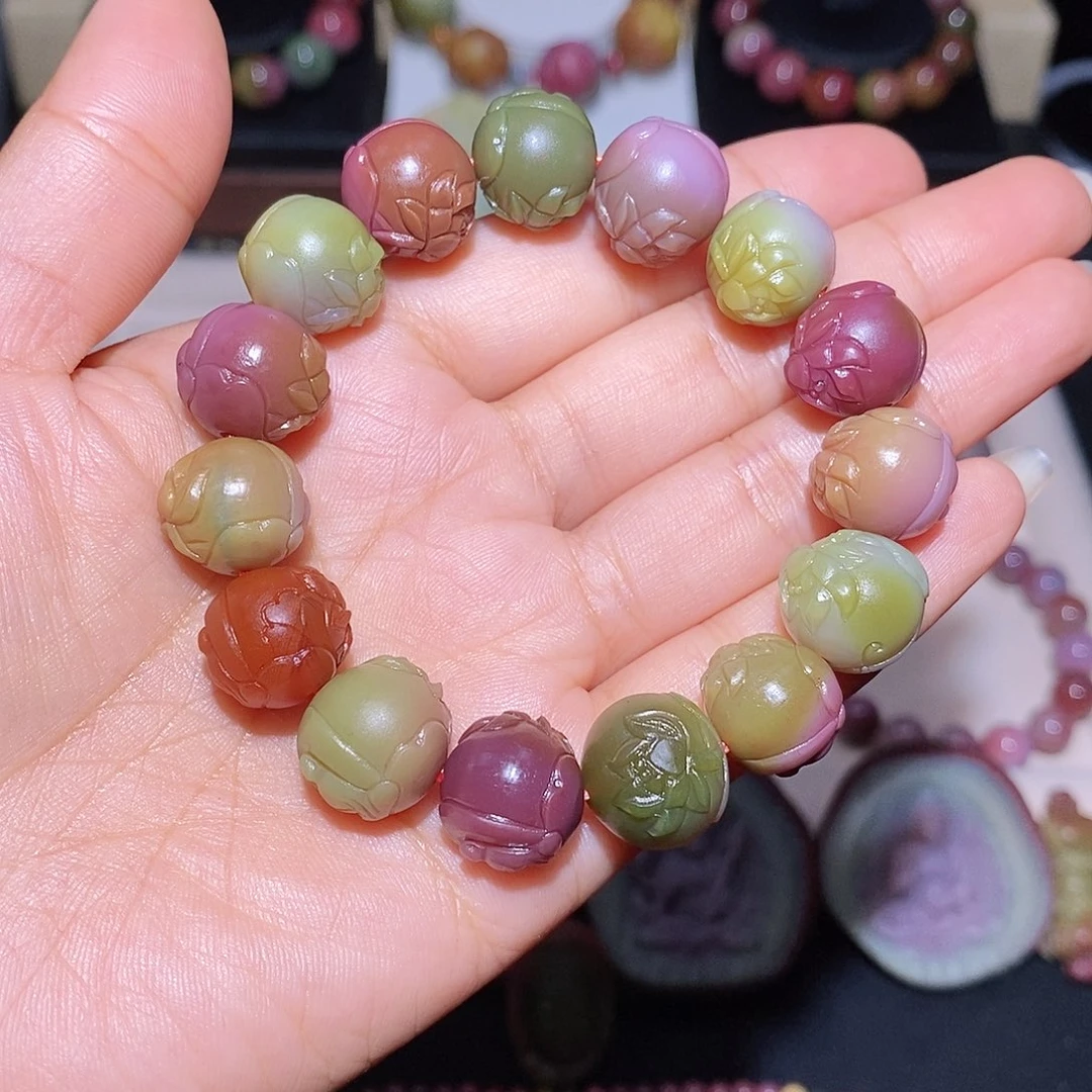 玛瑙/玉髓盐源玛瑙大漏大炸未镶嵌悟道荷花13➕