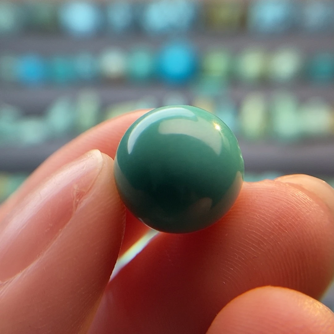 绿松石未镶嵌12.8mm