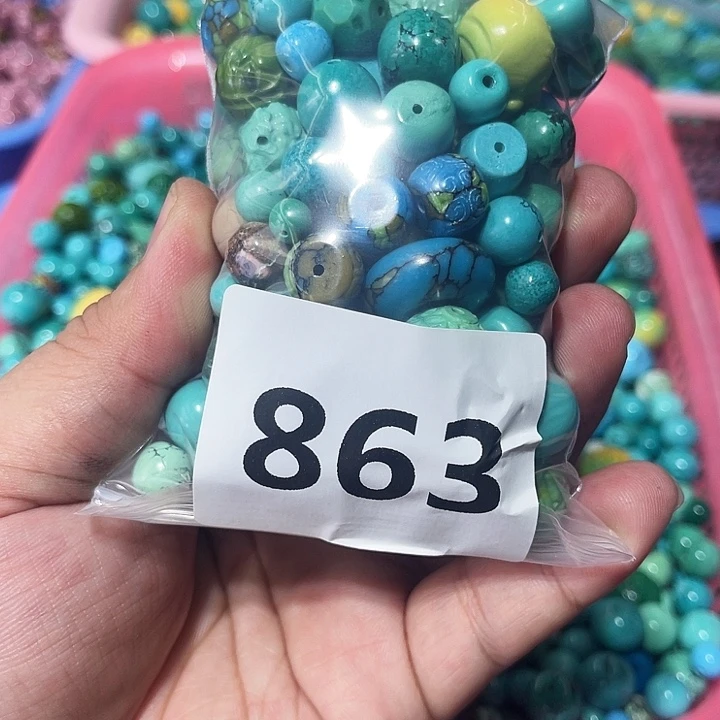 未镶嵌菱锰矿珠宝半成品