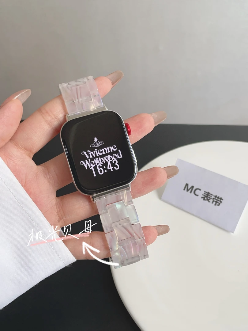 MC表带适用华为fit4/3极光贝母fit2小米手环9pro腕带红米watch5/4