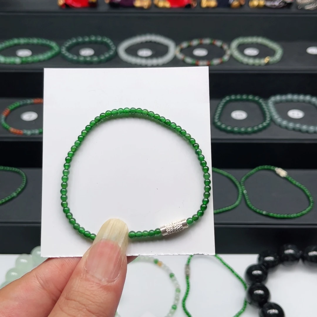 未镶嵌手链翡翠术****.翡翠