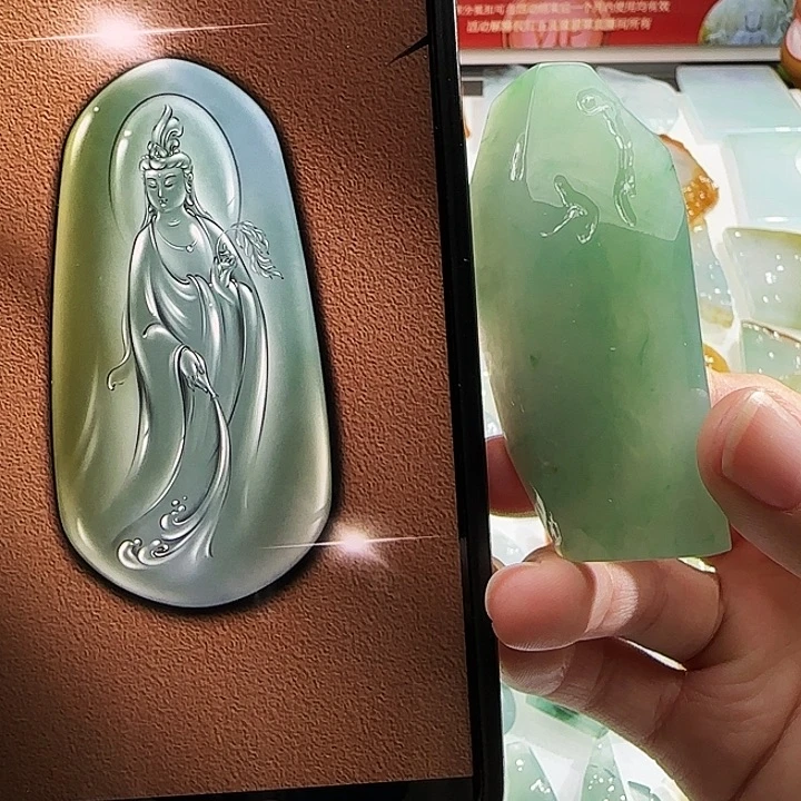 定制翡翠未镶嵌翡翠定制