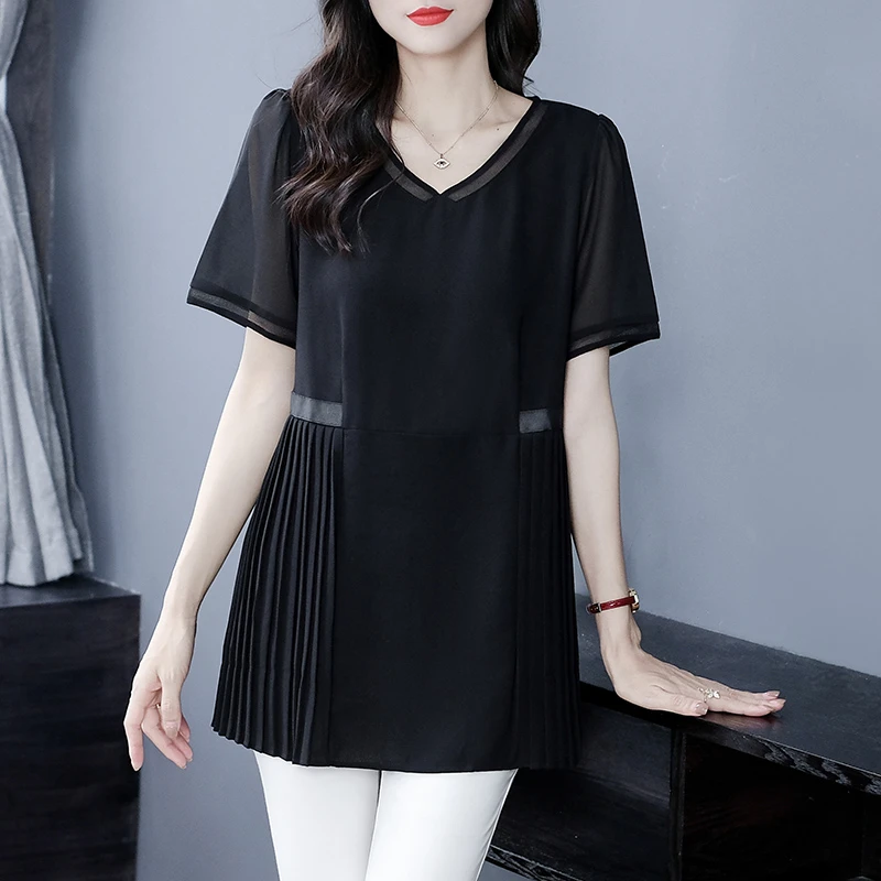 加大透感品质上衣ZB4026