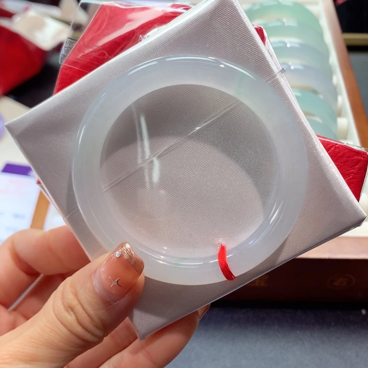 未镶嵌手镯翡翠初*呀52圈口