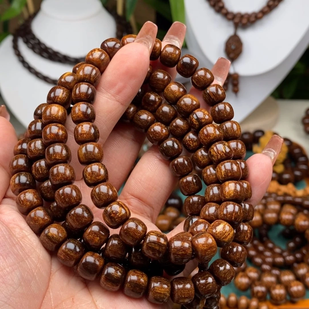 贡木手串/手链贡木8×9血泊洒金