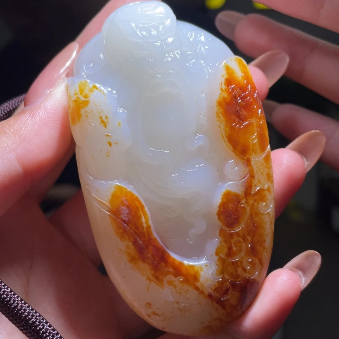 和田玉未镶嵌颈饰D1