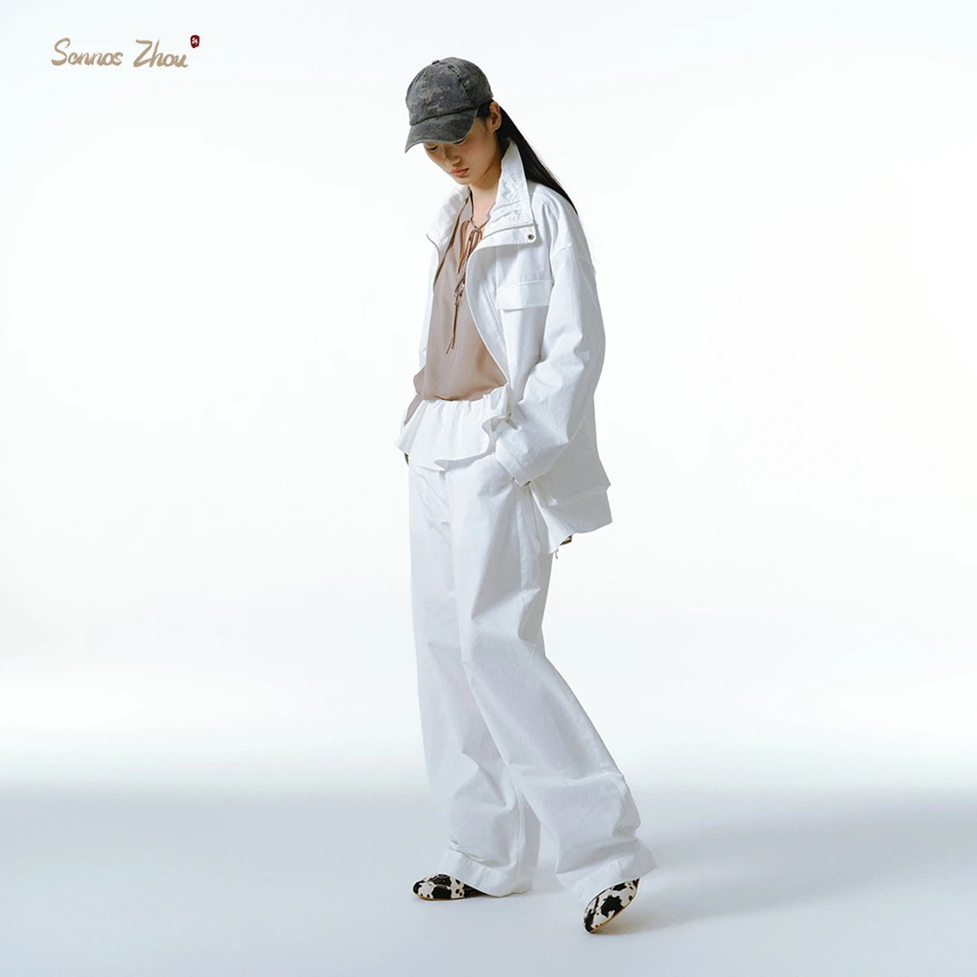 【Sennos Zhou】明镜止水 宽松有度长裤C54012