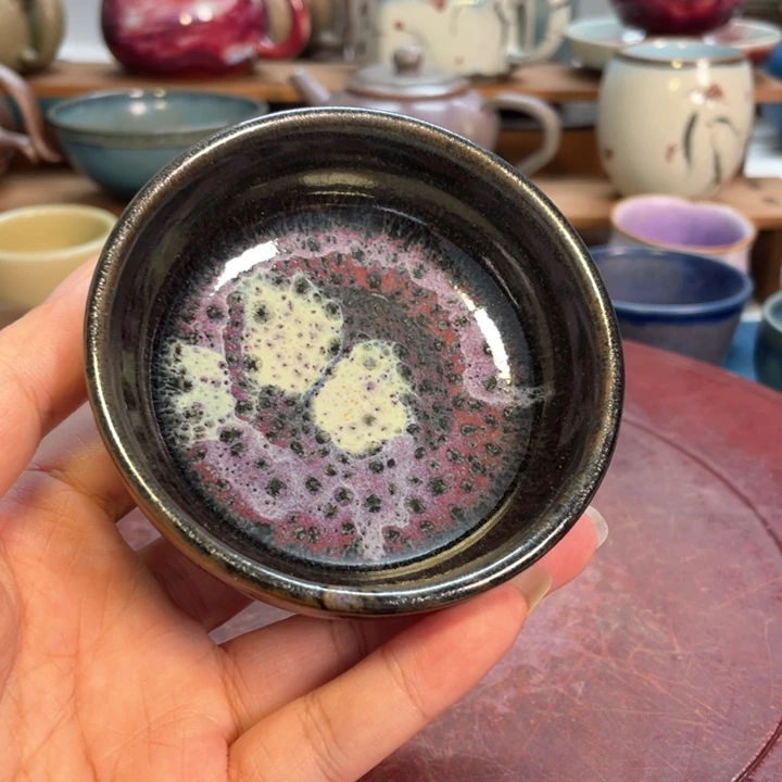 摆件钧瓷煤烧唐钧杯