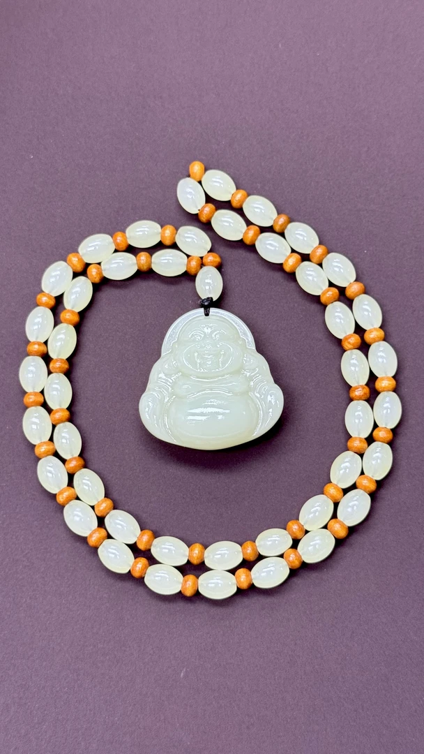 和田双面佛公吊坠多样 52号