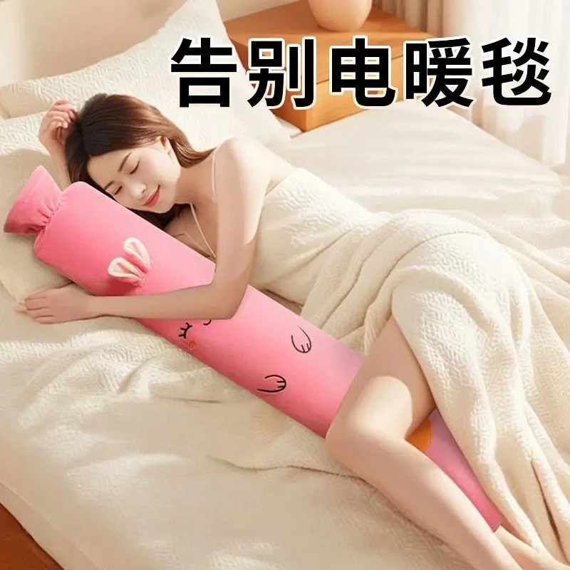 【被窝神器】注水热水袋防爆加长灌水大号卡通暖水袋暖女生家用保暖