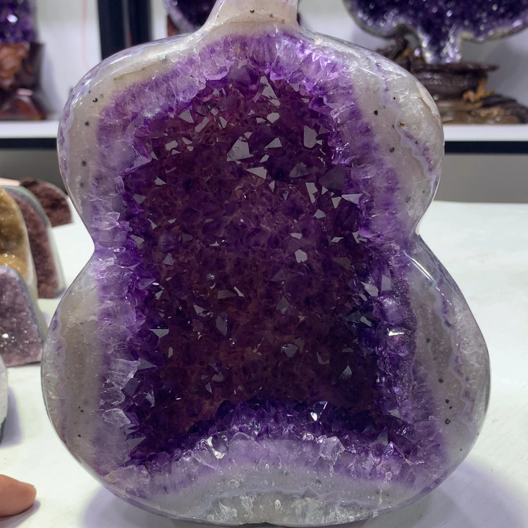 紫晶摆件未镶嵌瑜紫晶75