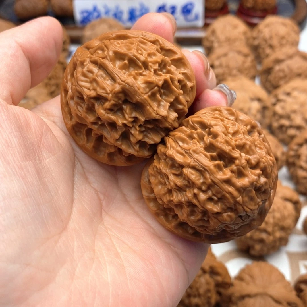 【闪购商品】文玩核桃把件嗖*…268号金麒麟