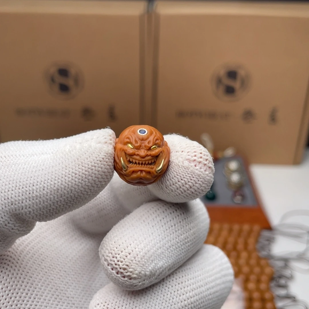 猴头核桃吊坠恶僧