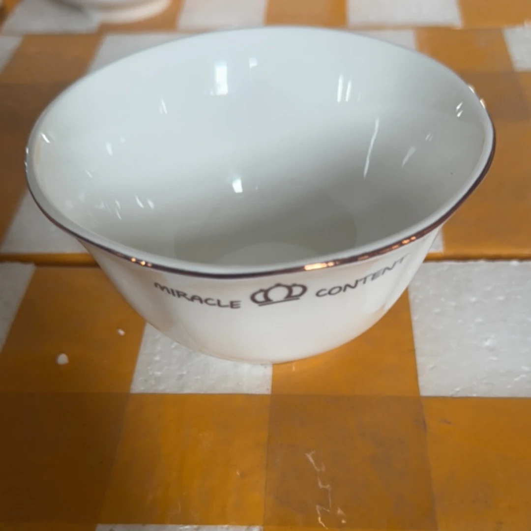 a029金边莲花碗4.5英寸