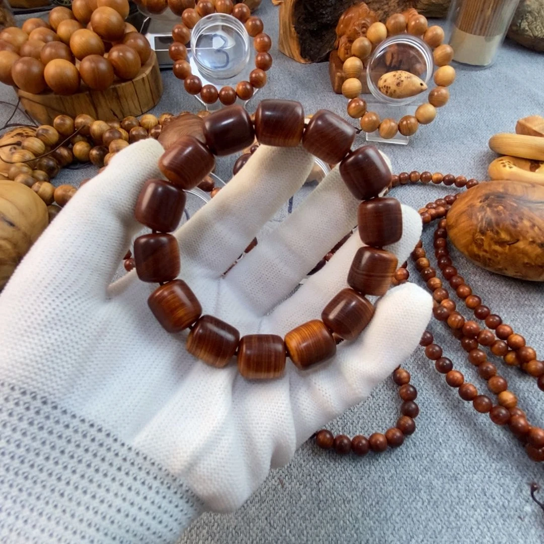 手串/手链柏木（崖柏）1.3 1.5黑油桶珠