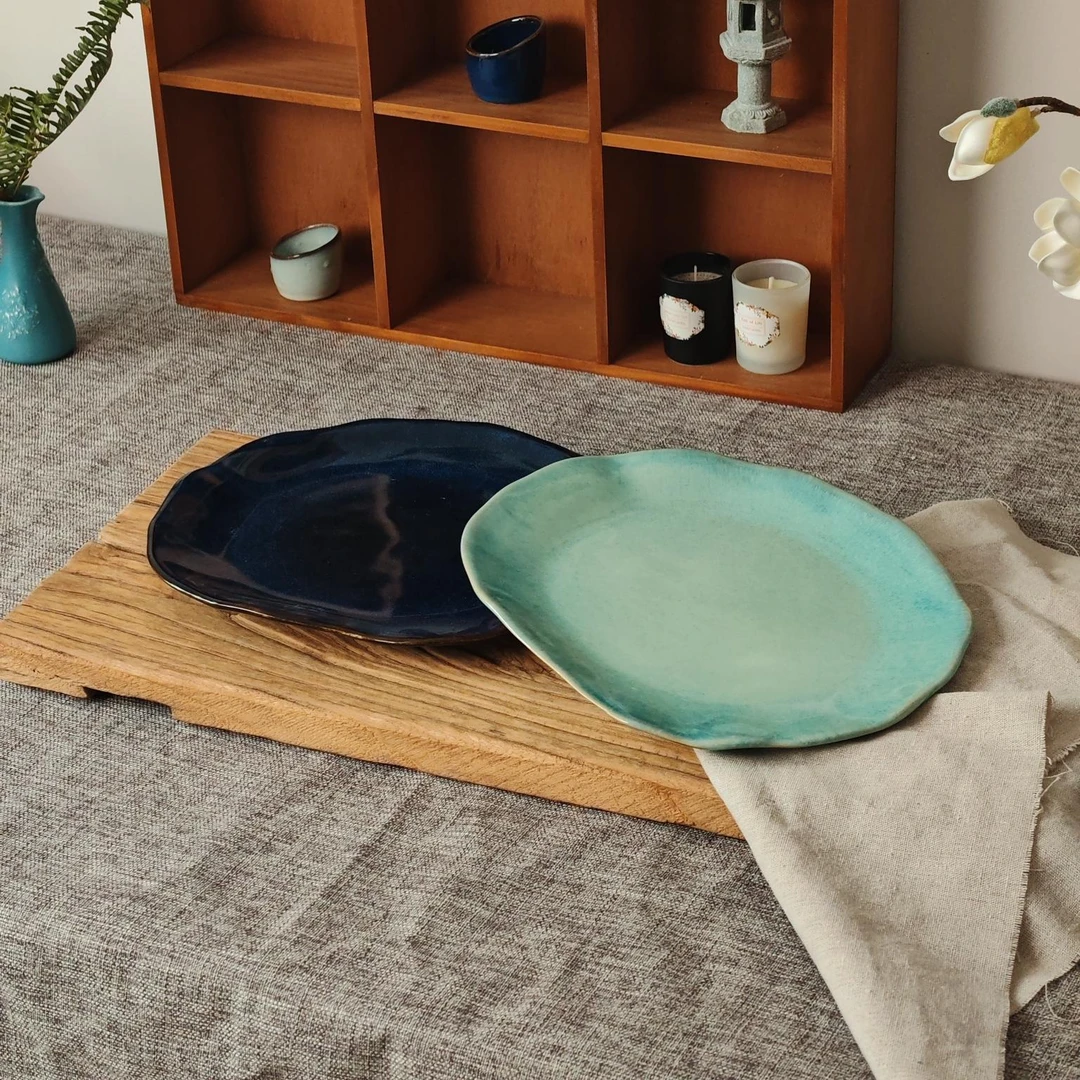 【瑕疵】陶瓷盘子家用平盘高颜值家用餐盘