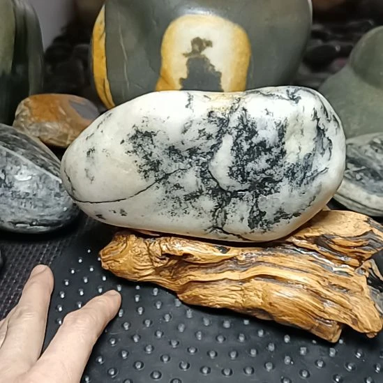新疆金丝玉原石国画