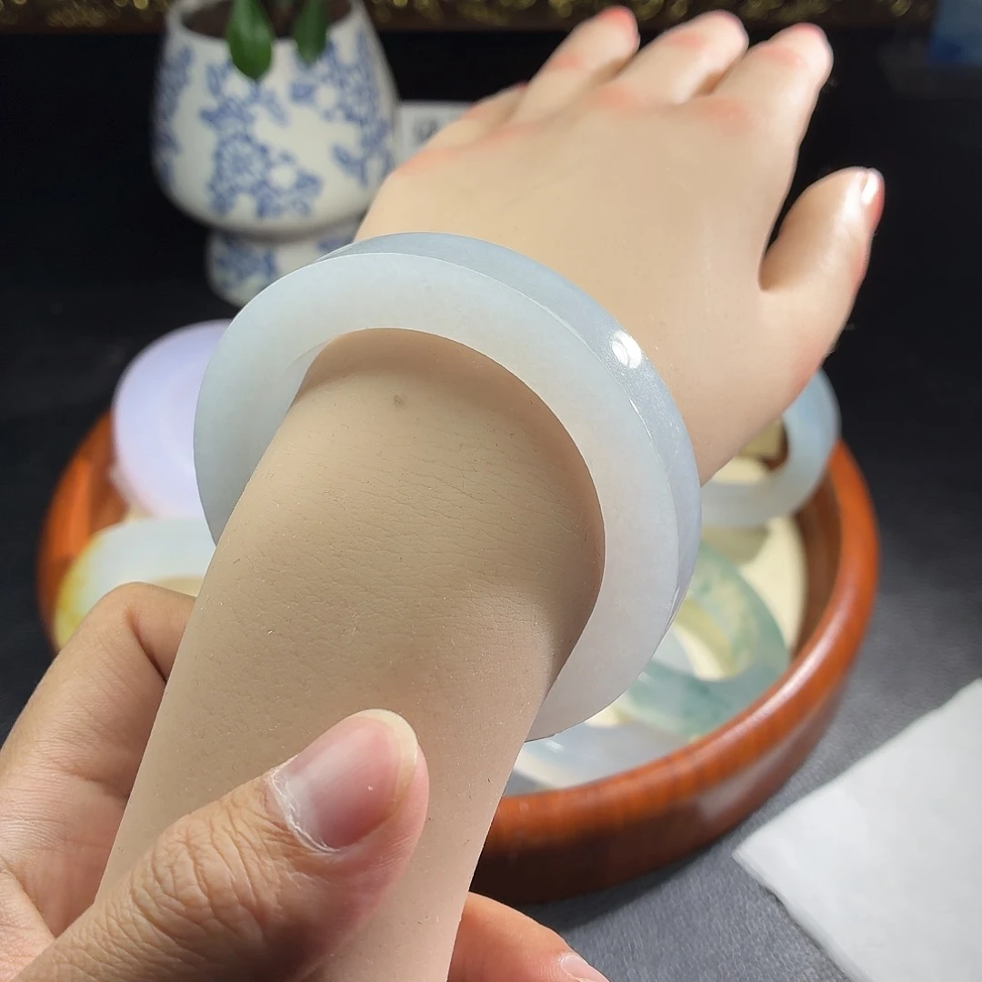 定制翡翠未镶嵌缅甸天然翡翠A货55-57