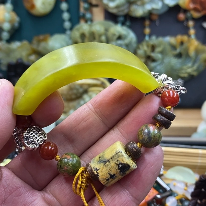 【闪购商品】未镶嵌岫玉手牌