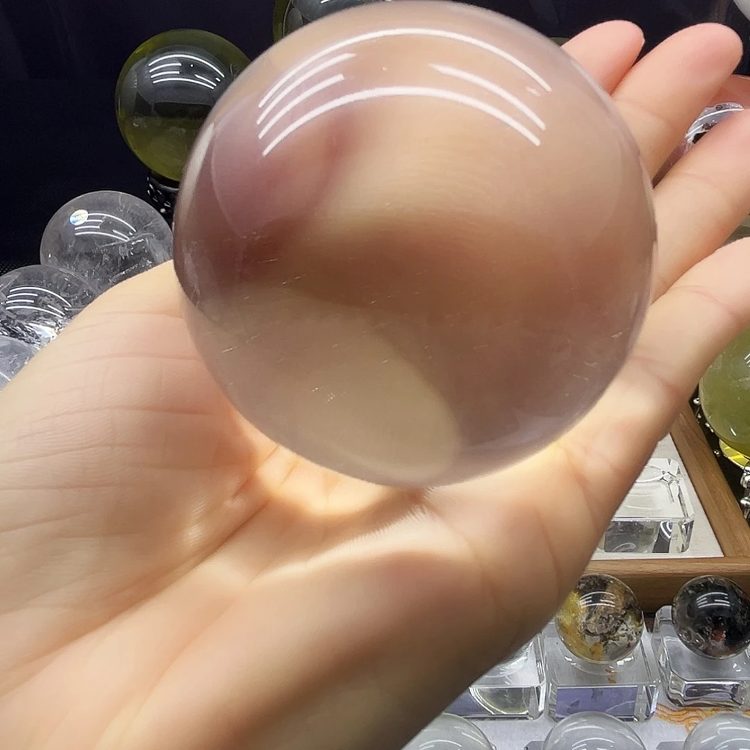 水晶珠宝半成品未镶嵌6.4公分