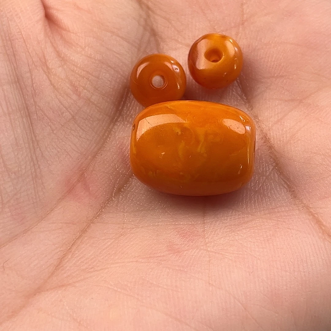 d***h蜜蜡未镶嵌颈饰老蜜蜡