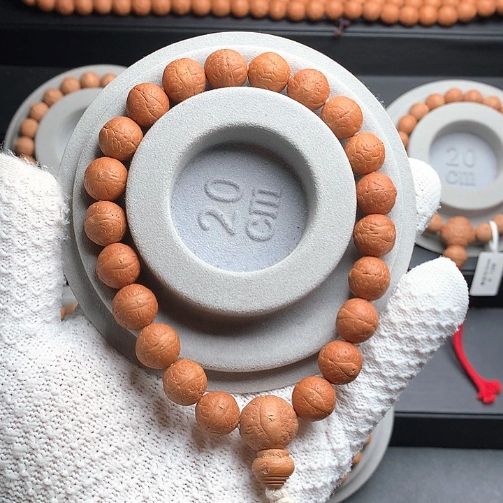 凤眼菩提手串尼泊尔12单仓红皮