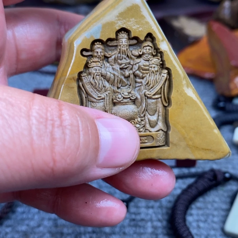 【闪购商品】原石雕刻手把件