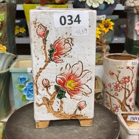 【闪购商品】红陶粗陶材质多肉花盆