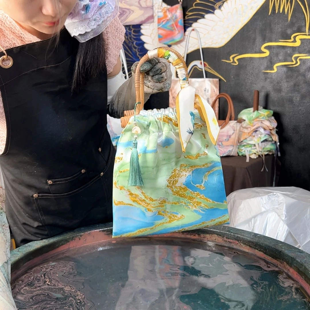 347竹节荷包荷塘月色